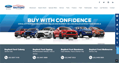 Desktop Screenshot of bayfordford.com.au